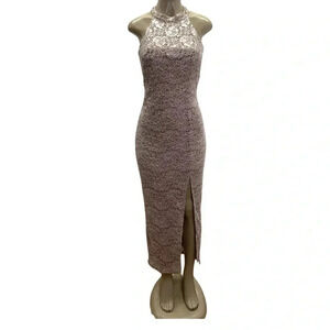 Candalite Lace and Sequence Maxi Sleeveless Dress Size Small New With Tags